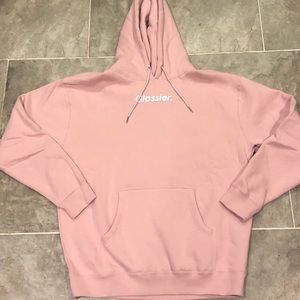 Glossier Original Pink Hoodie
